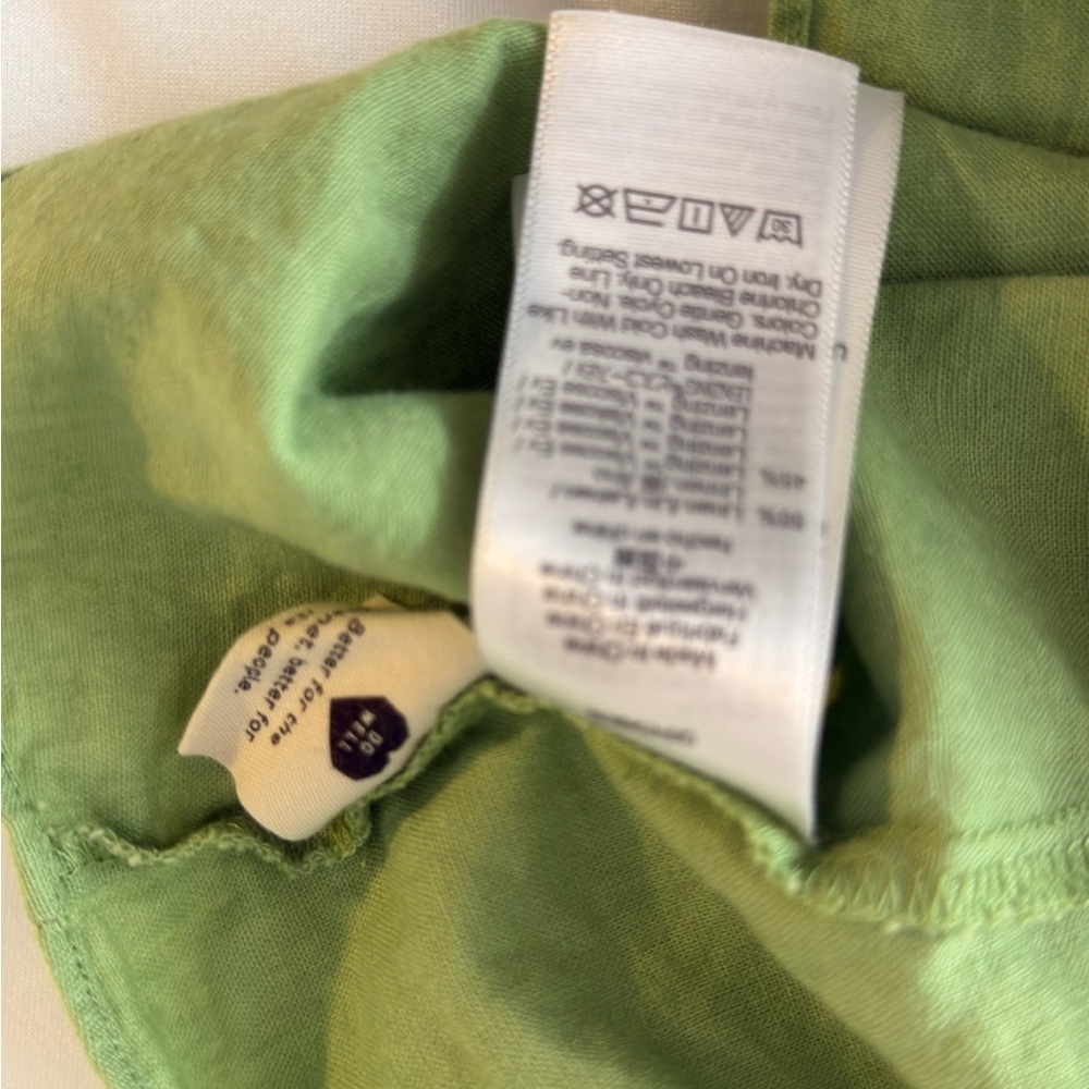 Madewell Green Sleeveless Gathered Waist Dress Size XL - Picture 6 of 7